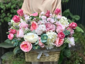 Giỏ hoa chúc mừng đẹp - 02