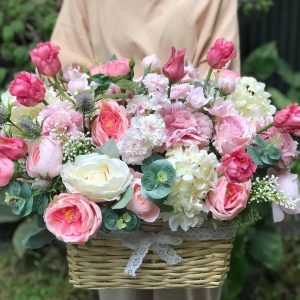 Giỏ hoa chúc mừng đẹp - 02